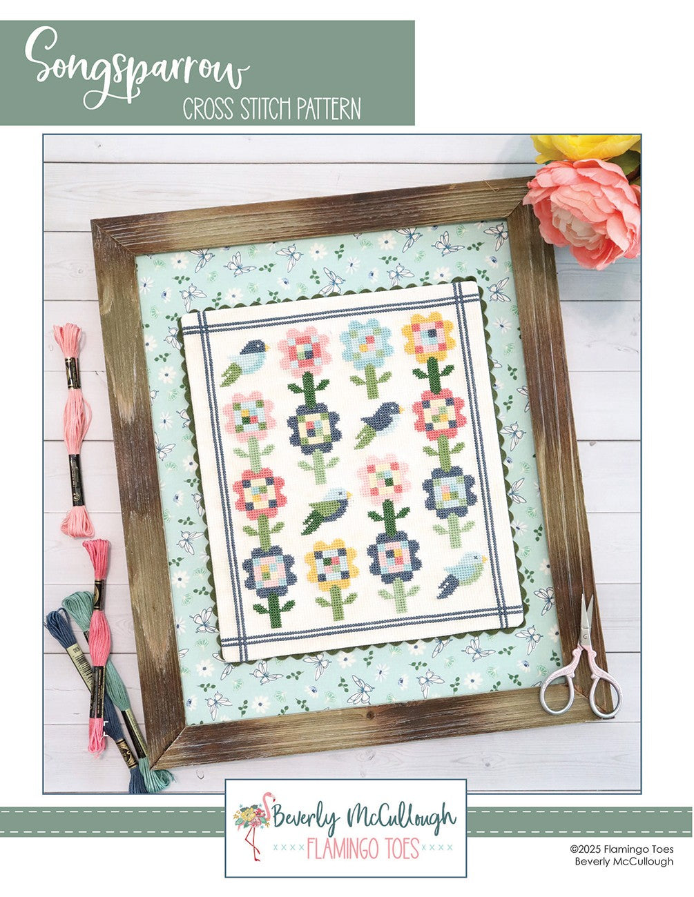 Songsparrow Cross Stitch Pattern