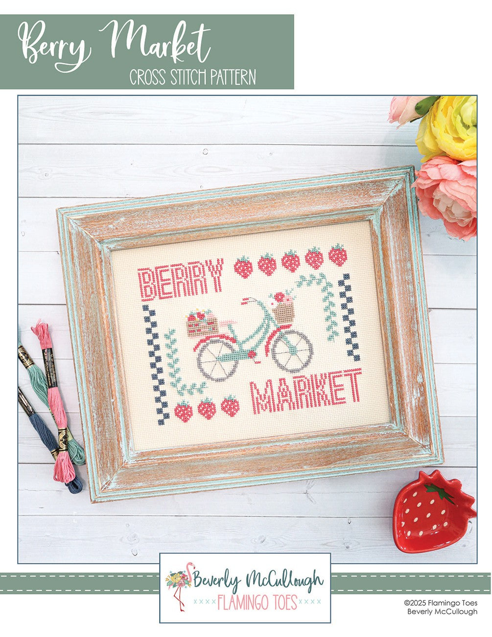 Berry Market Cross Stitch