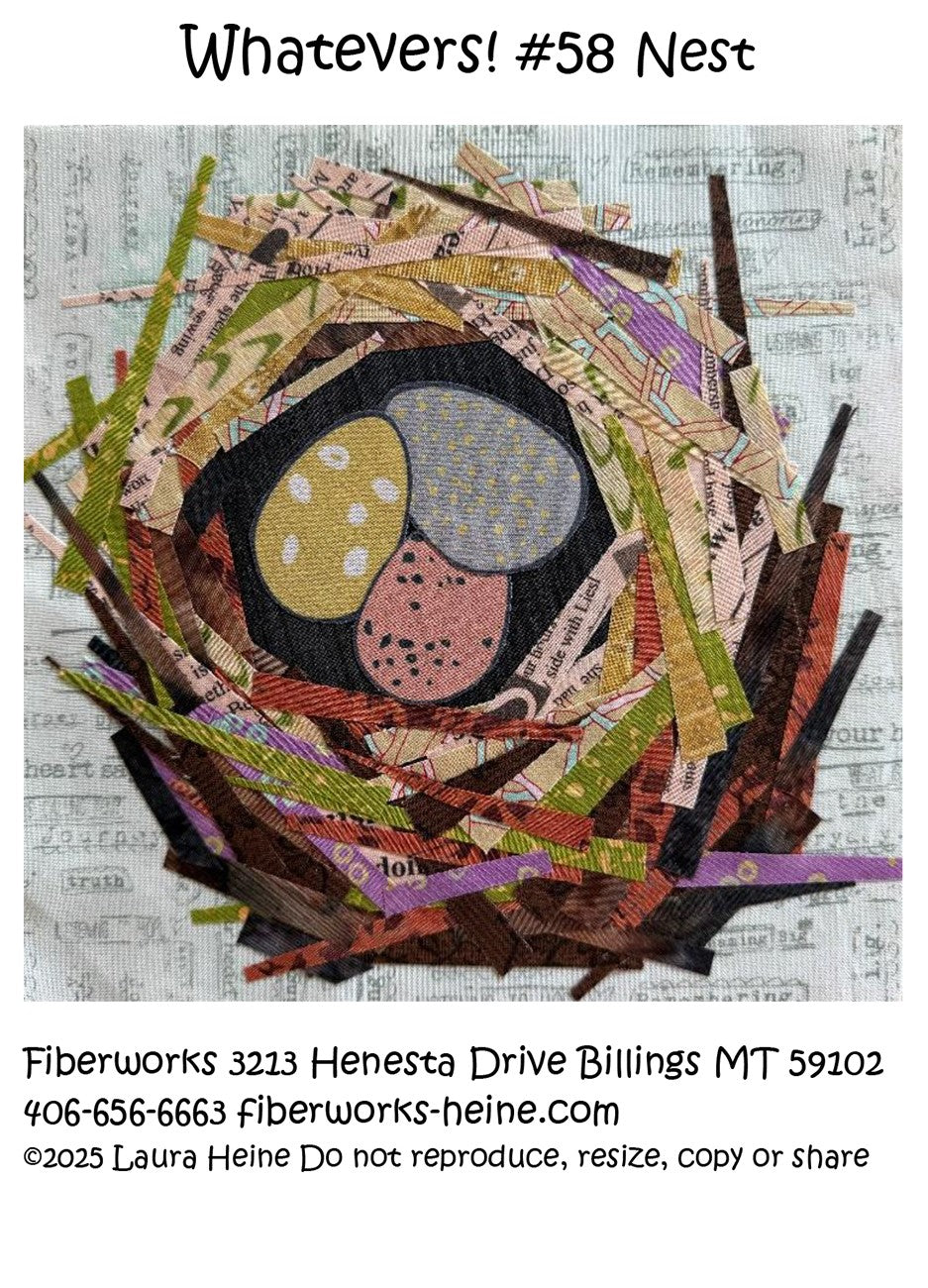 Whatevers! #58 Nest Collage Pattern