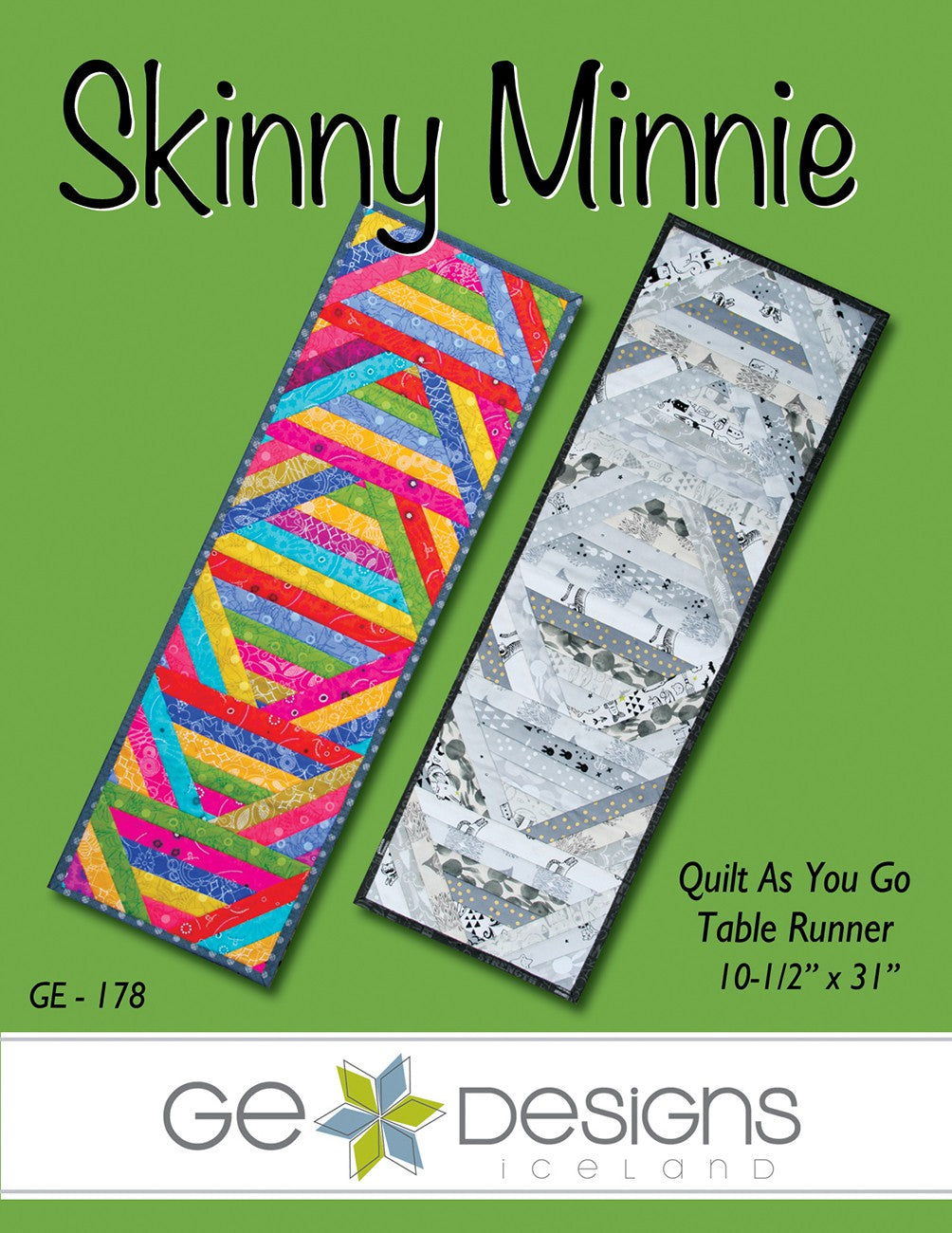 Skinny Minnie Table Runner Quilt as you Go