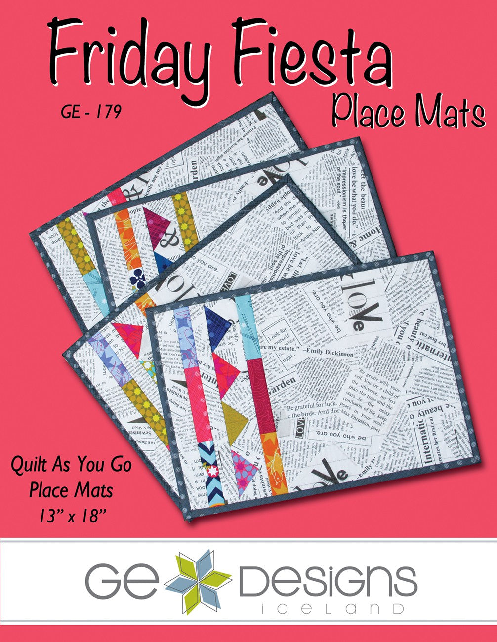 Friday Fiesta Placemats Quilt as You Go