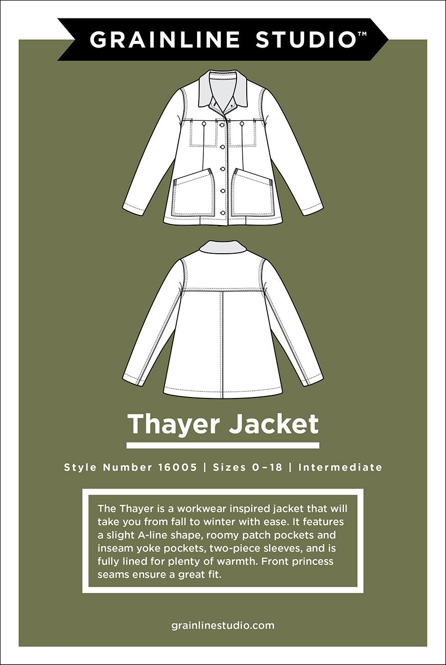 Thayer Jacket Sizes 0-18