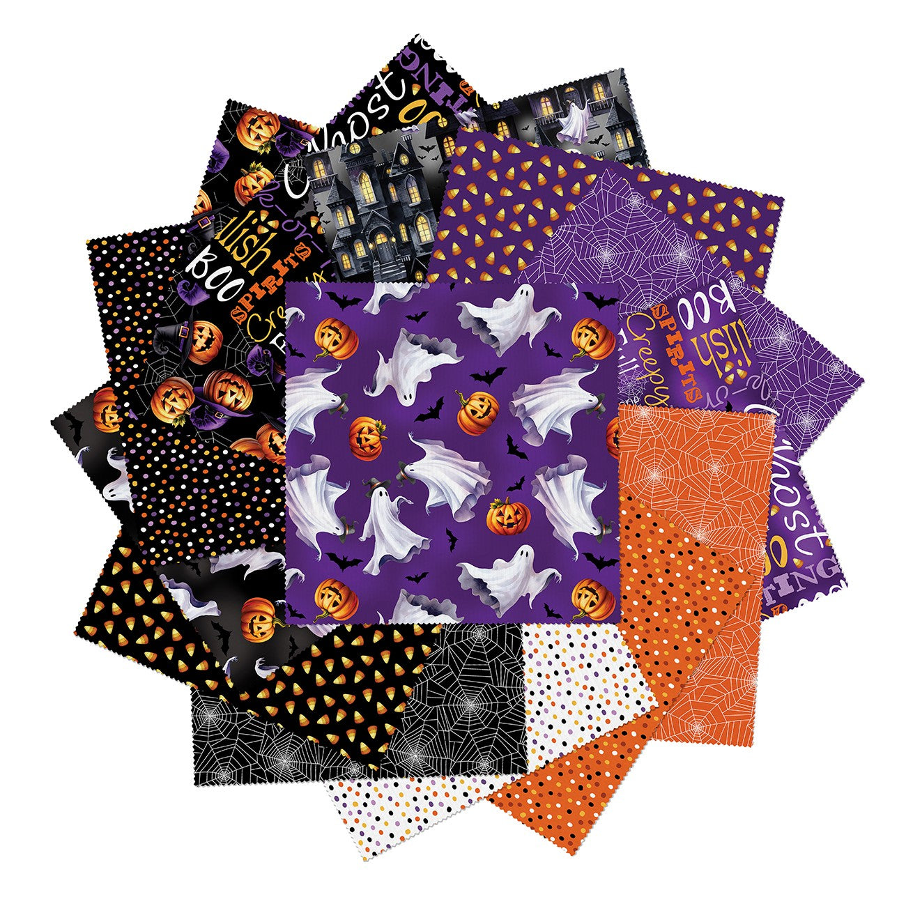 Ghostly Soiree 10in Squares, 42pcs/bundle