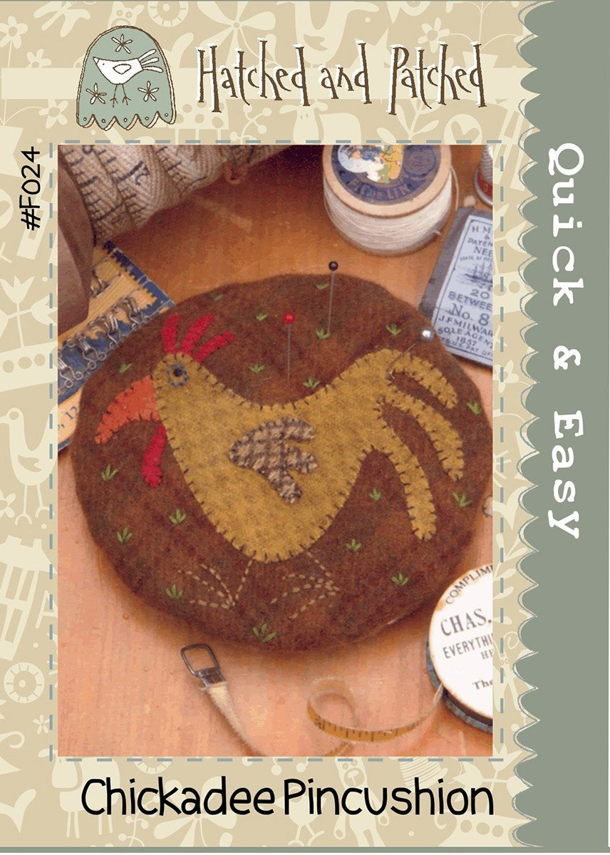 Chickadee Pincushion