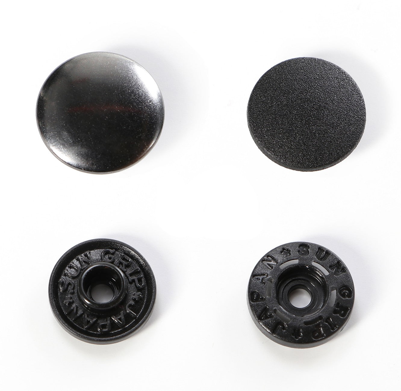 Tool-free Snaps - Set of Four - Black Metal