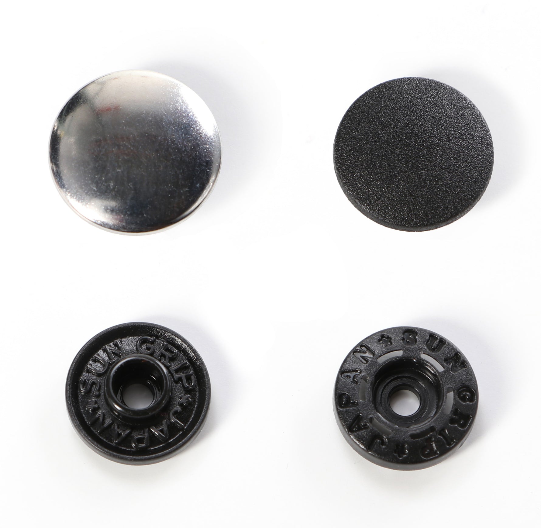 Tool-free Snaps - Set of Four - Nickel