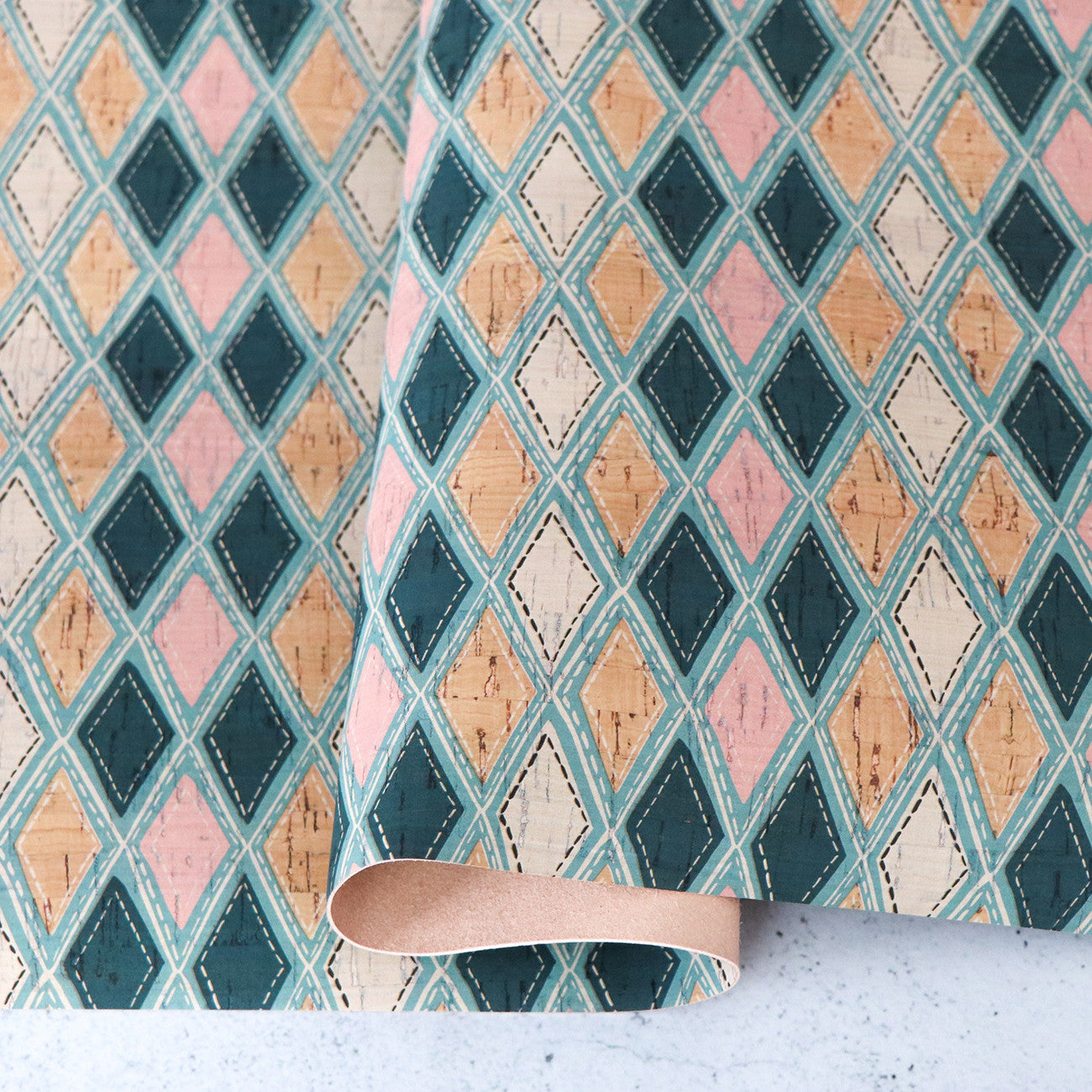 Diamond in the Rough Cork 1/2yd