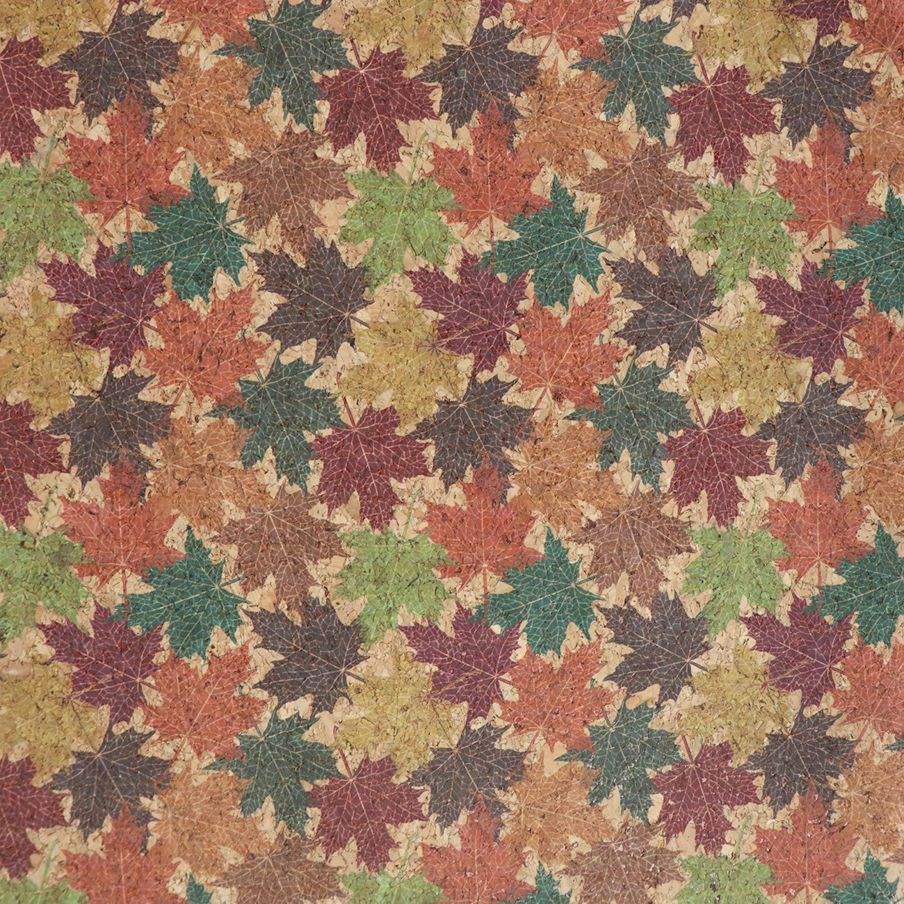 Maple Leaves Pro Cork 1/2 Yard