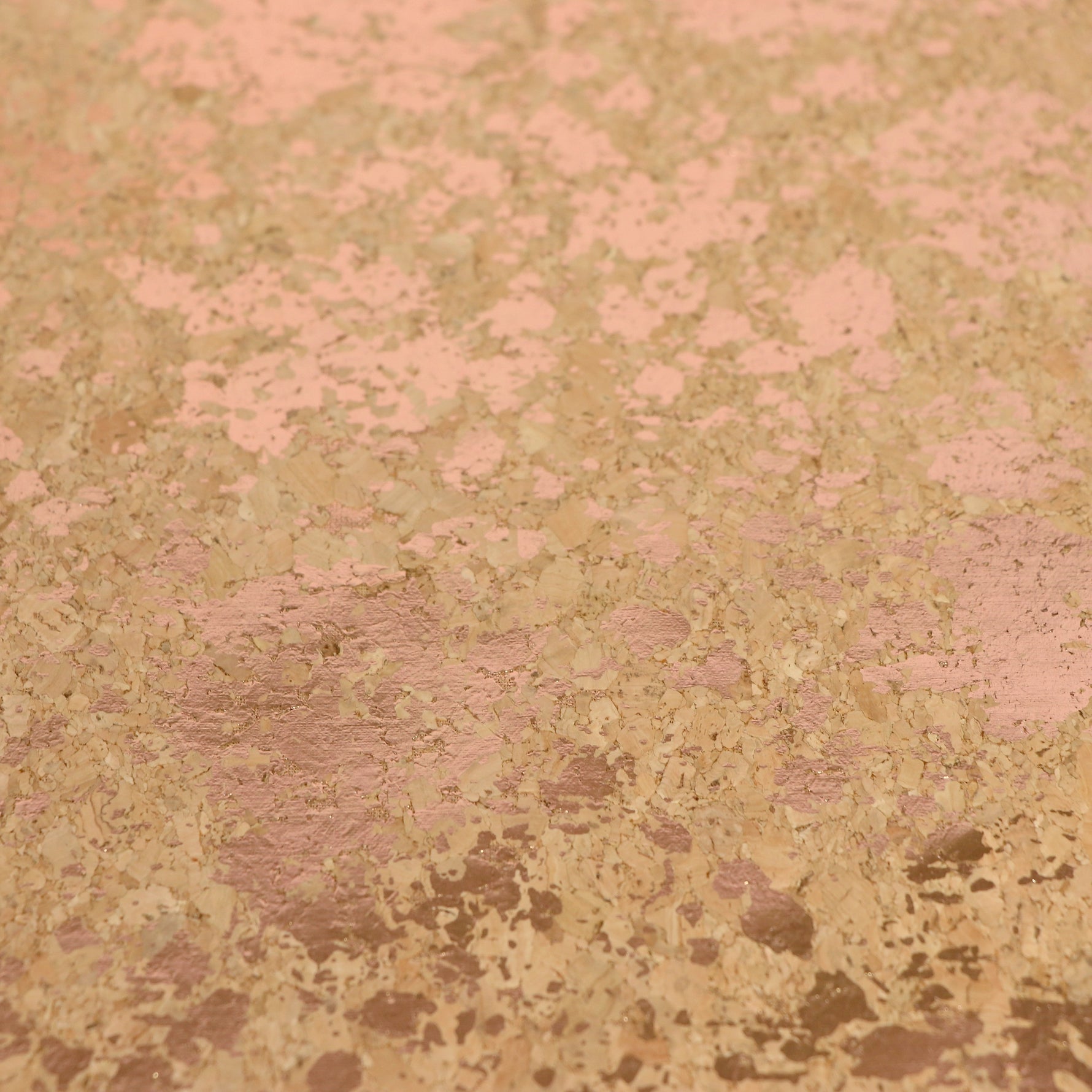 Natural Rose Gold Splatter Pro Lite Cork 1/2 yard