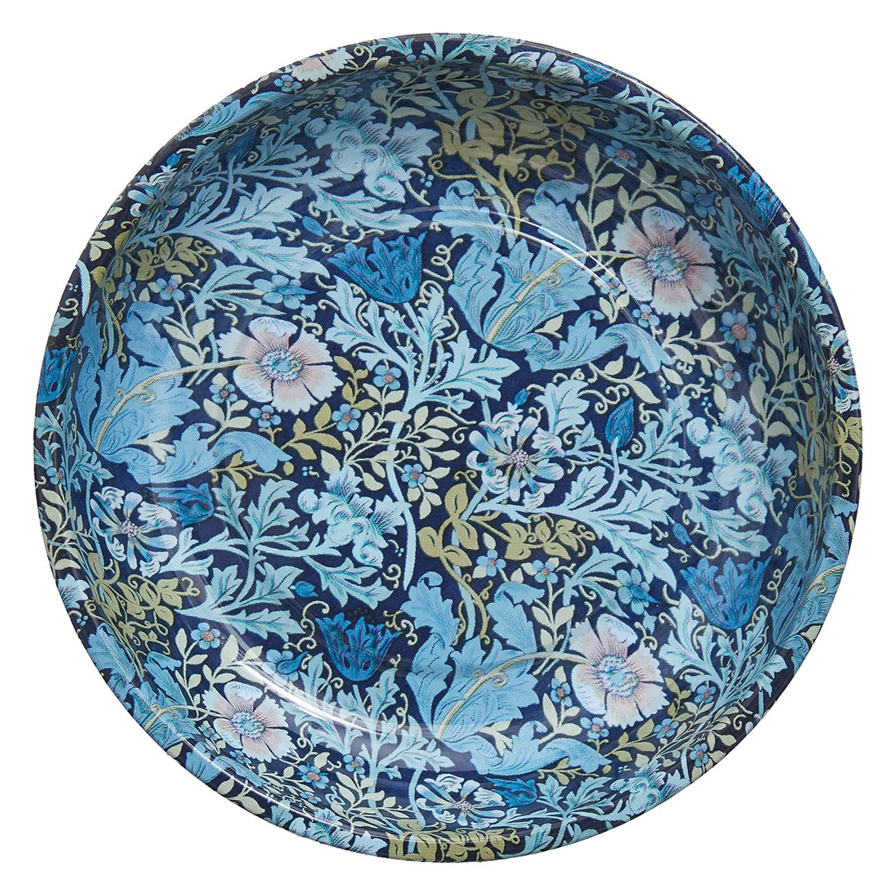 Magnetic Pin Dish Blue Floral