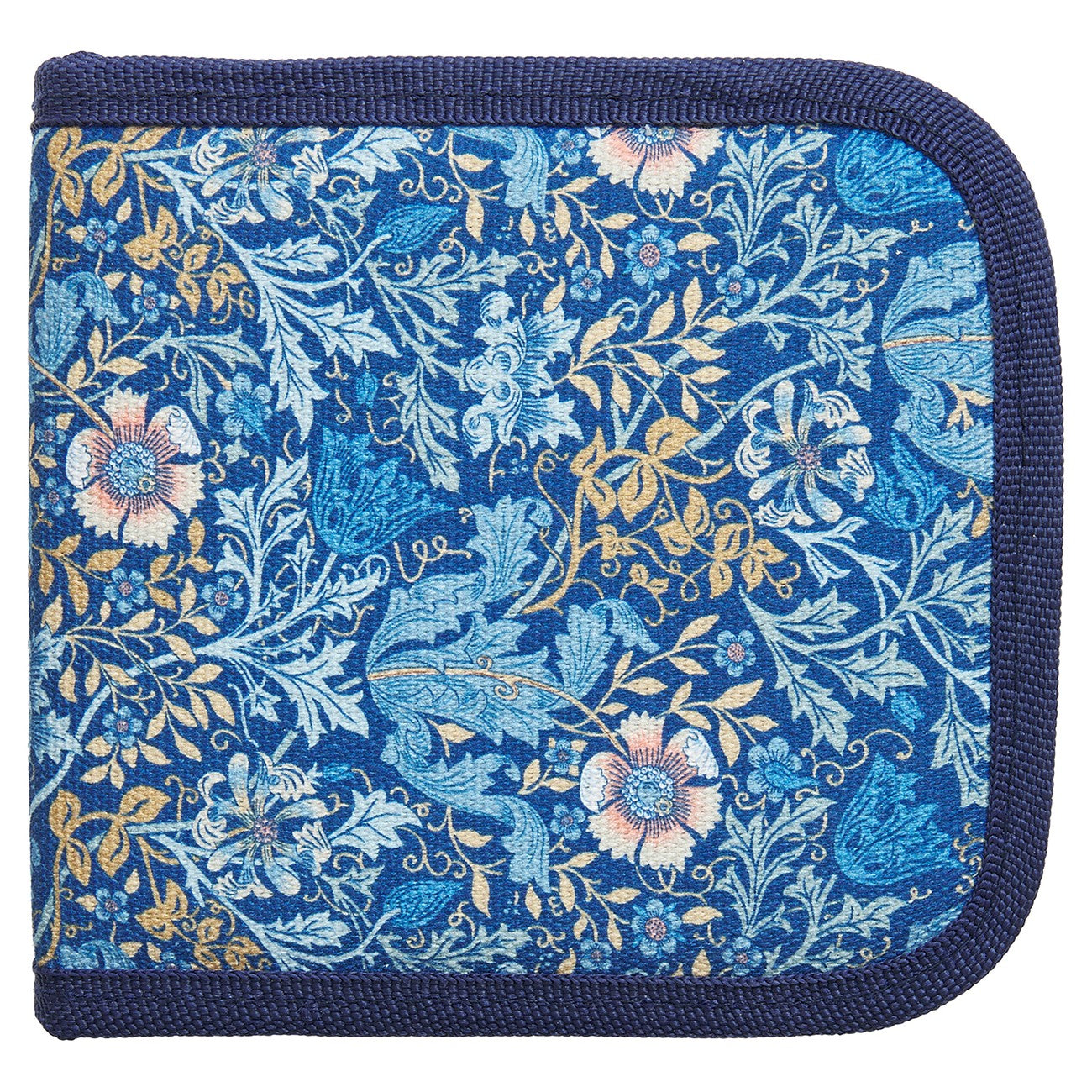 Sewing Kit in Zipper Case Blue Floral