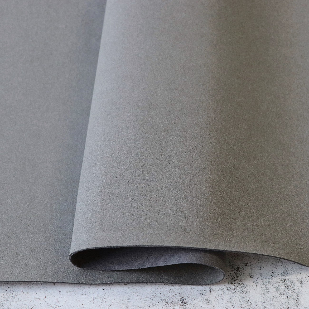Fossil Grey Microsuede 1/2yds