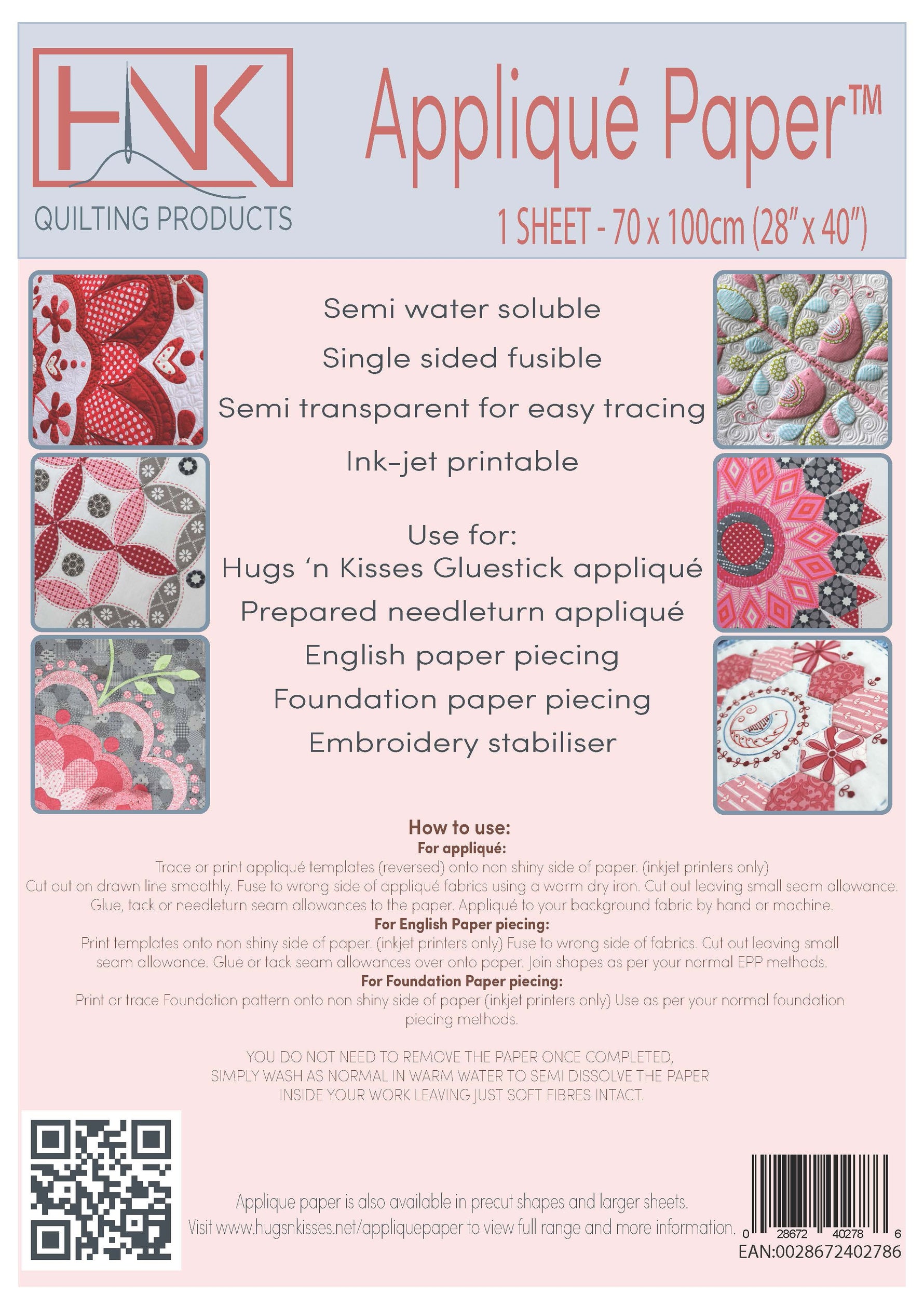 Applique Paper 28in x 40in