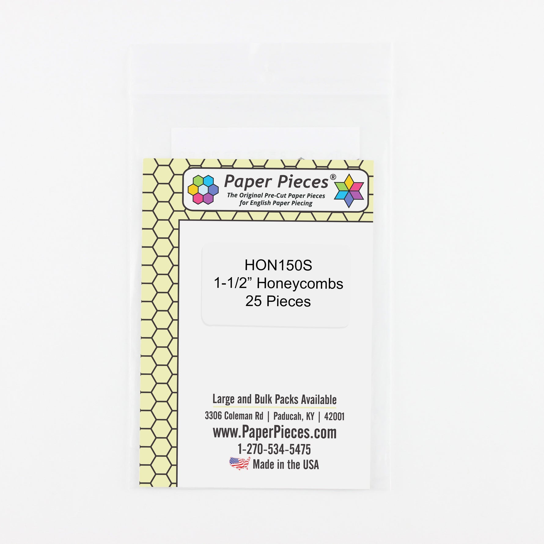 1-1/2in Honeycomb Small Pack 25 Pieces