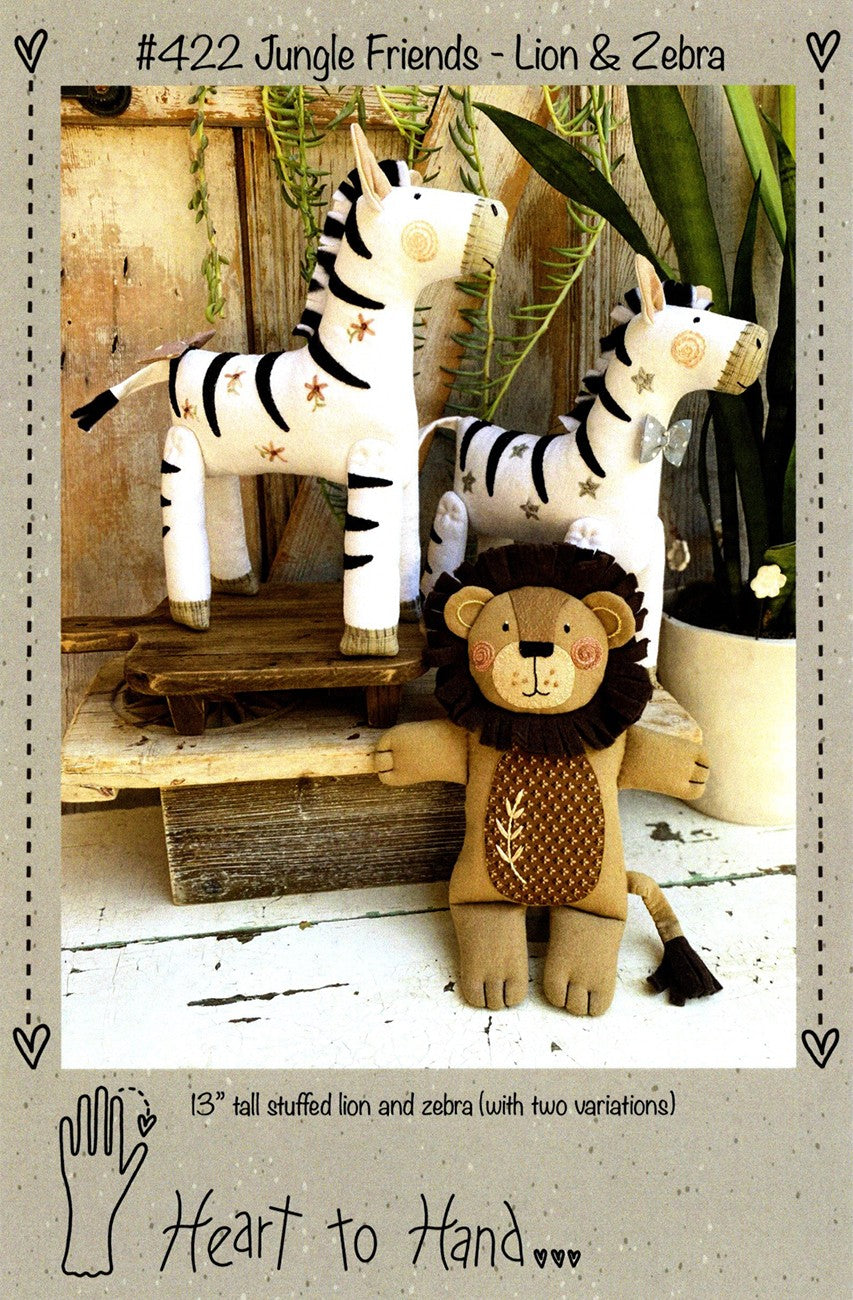 Jungle Friends - Lion & Zebra