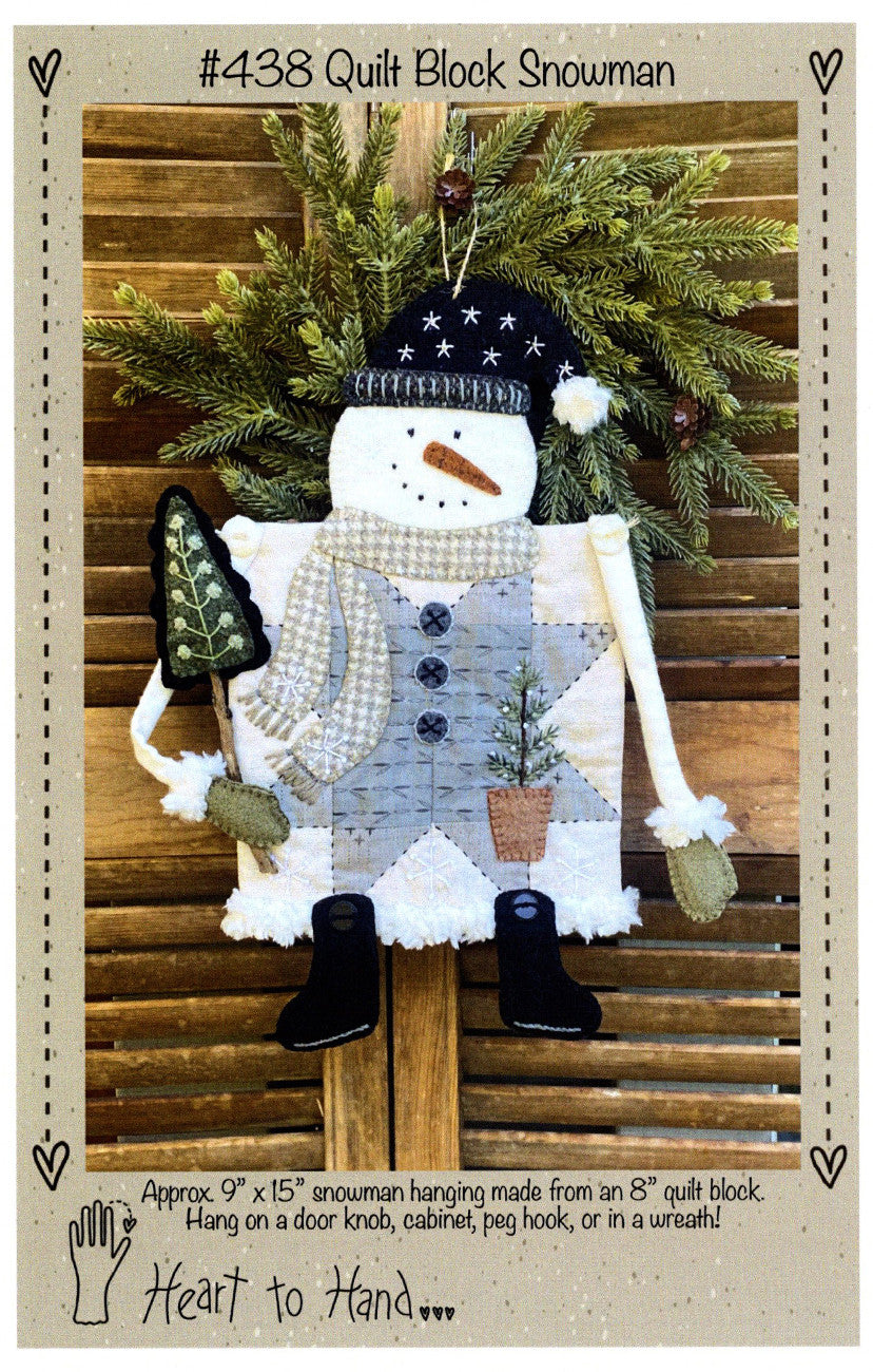 Quilt Block Snowman