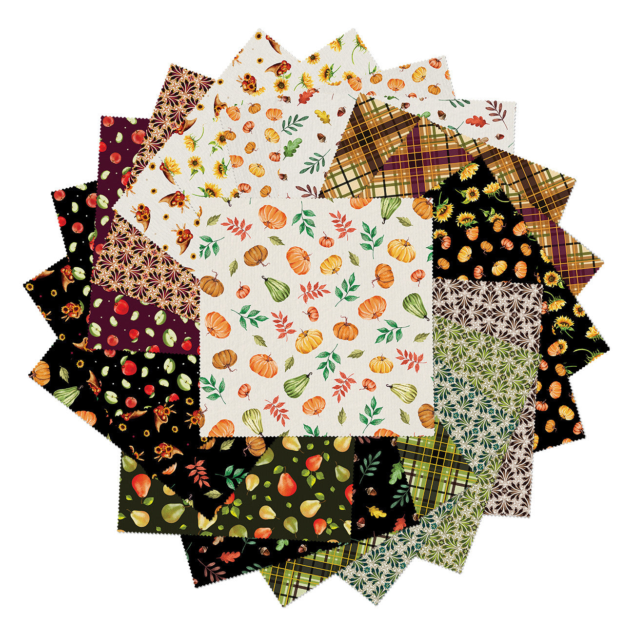 Harvest Beginnings 10in Squares, 42pcs/bundle