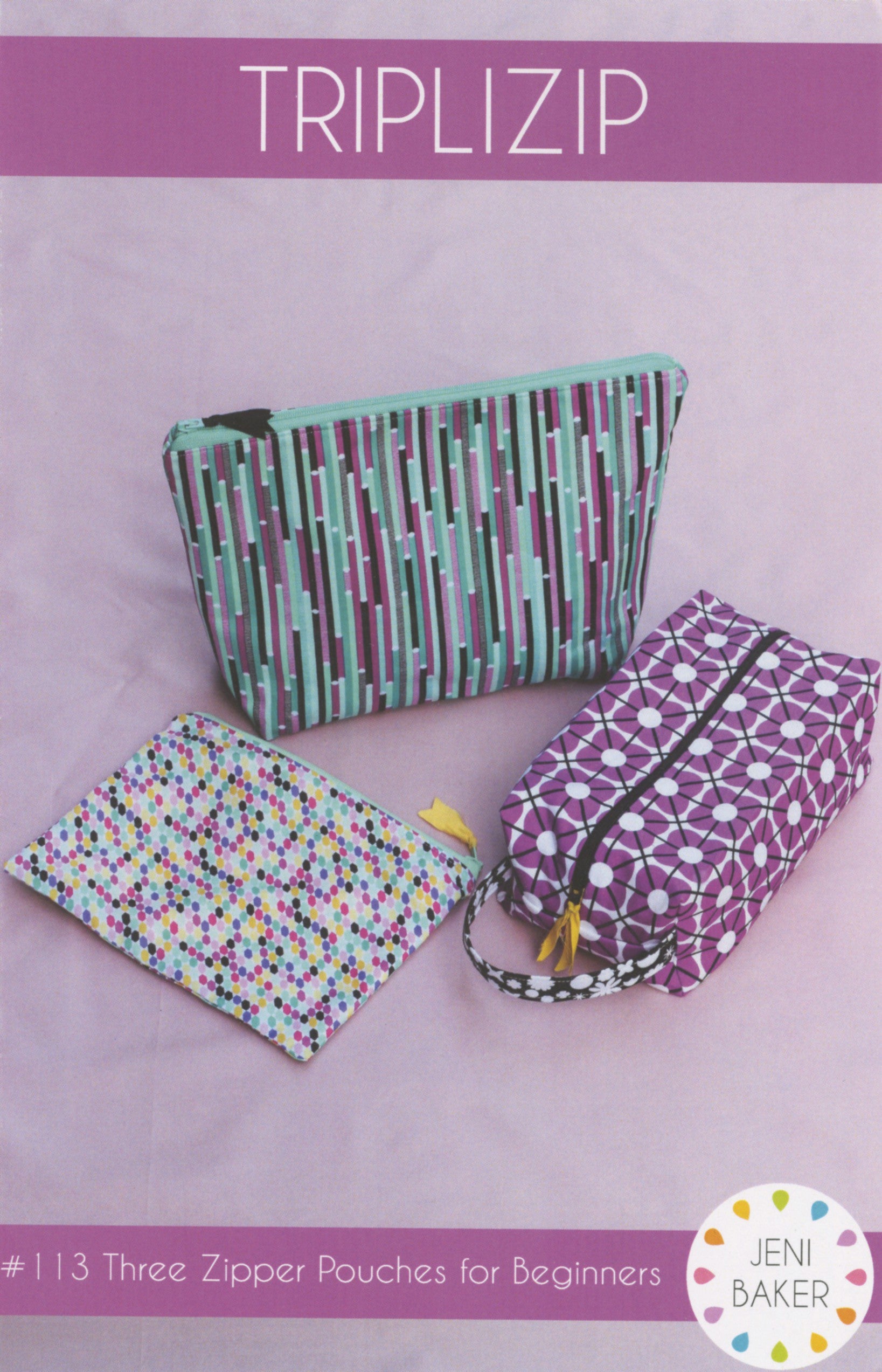 Triplizip Zipper Pouch