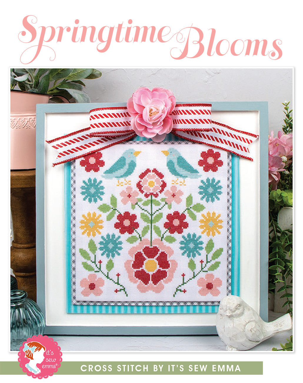 Springtime Blooms Cross Stitch Pattern