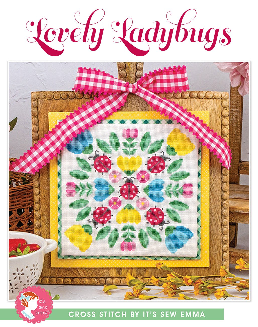 Lovely Ladybugs Cross Stitch Pattern