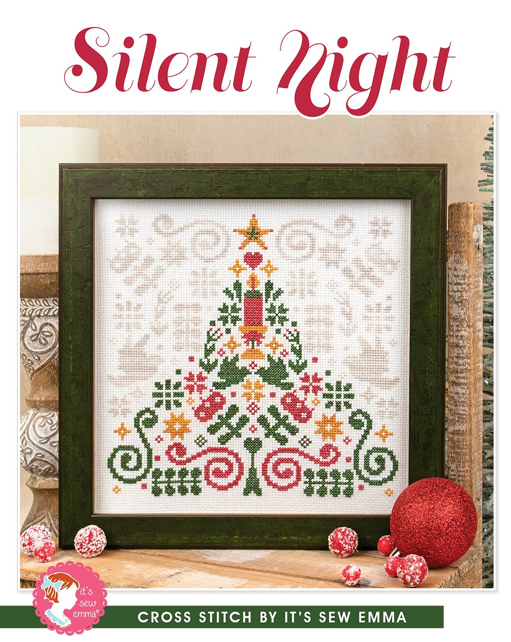 Silent Night Cross Stitch Pattern