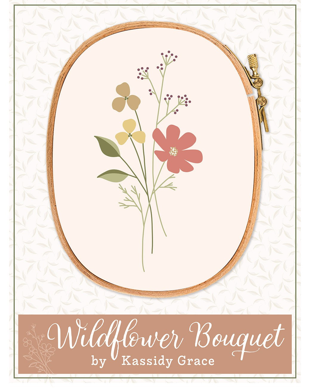 Wildflower Bouquet Embroidery Pattern