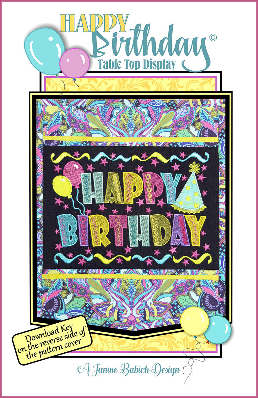 Happy Birthday Table Top Display