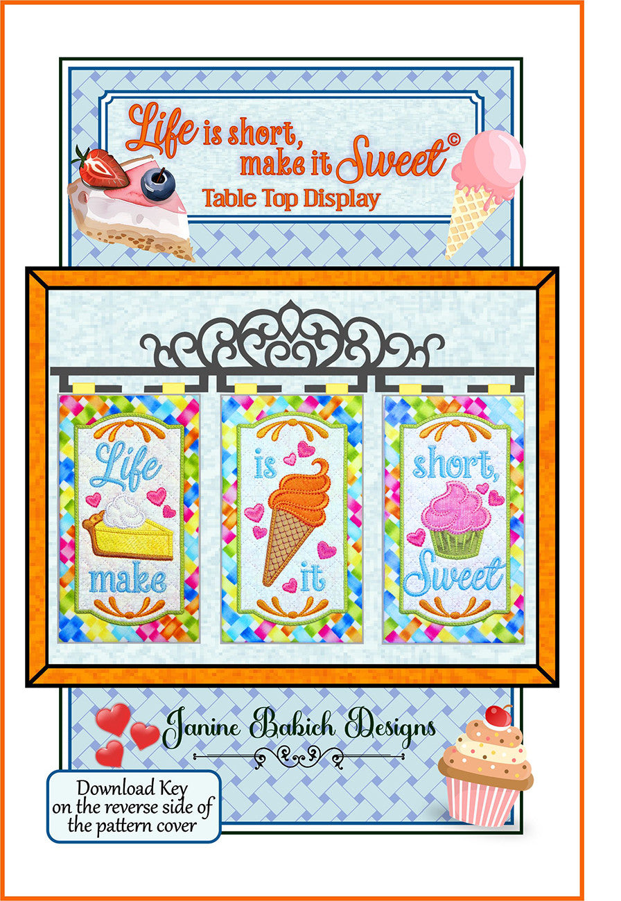 Life is Short, Make it Sweet Table Top Display