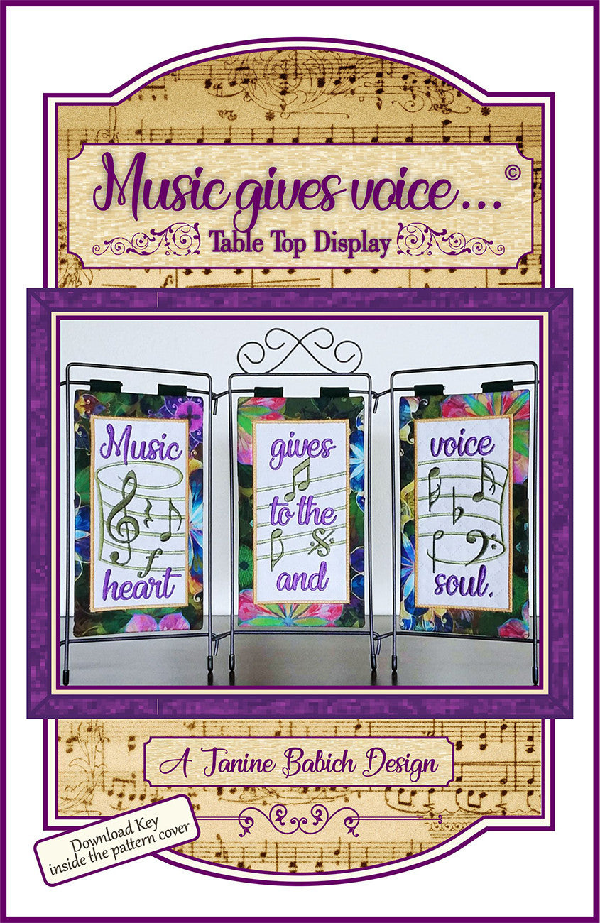 Music Gives Voice Table Top Display