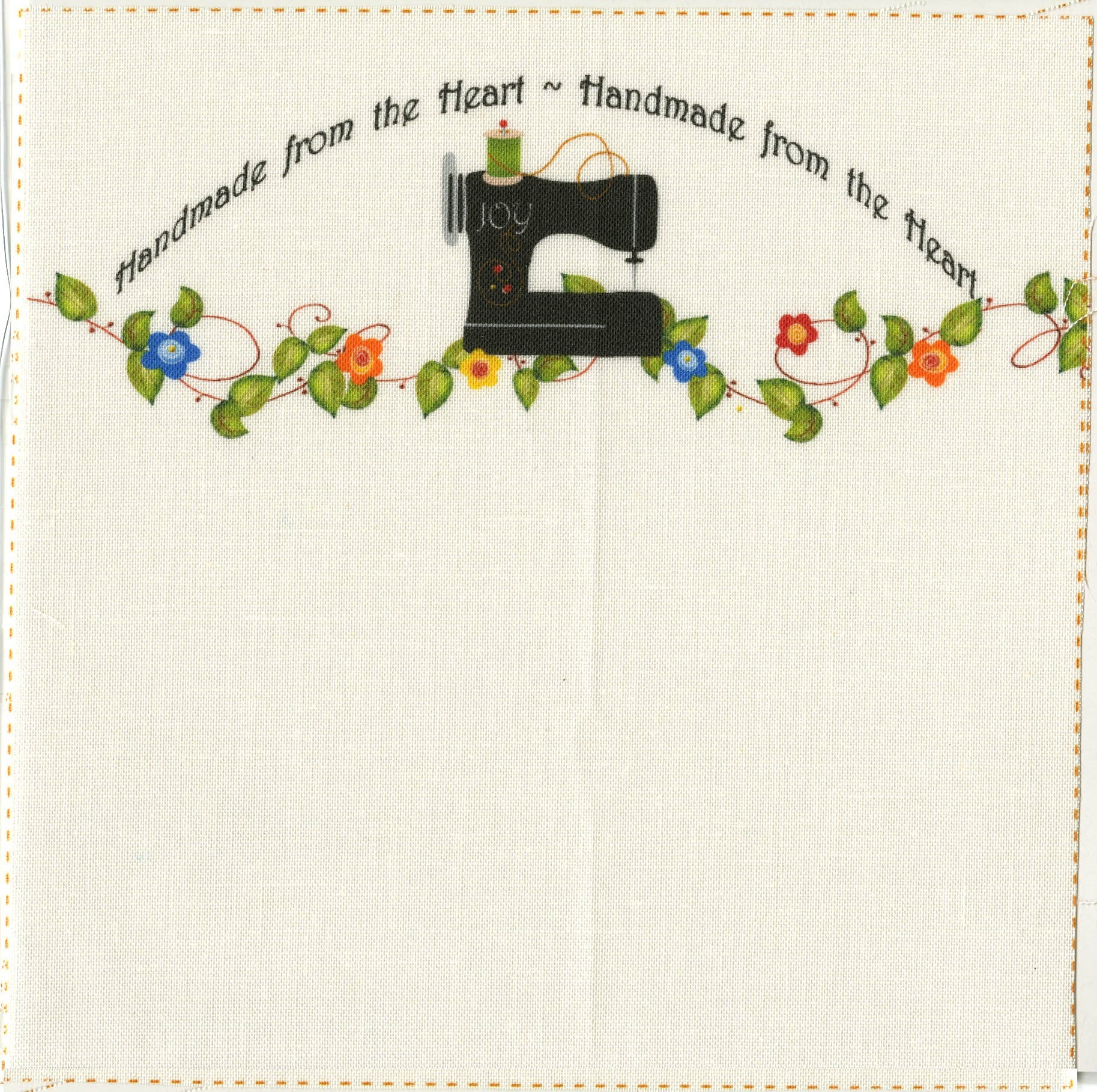 Quilt Label Joy Sewing Machine #1-  2 per pack