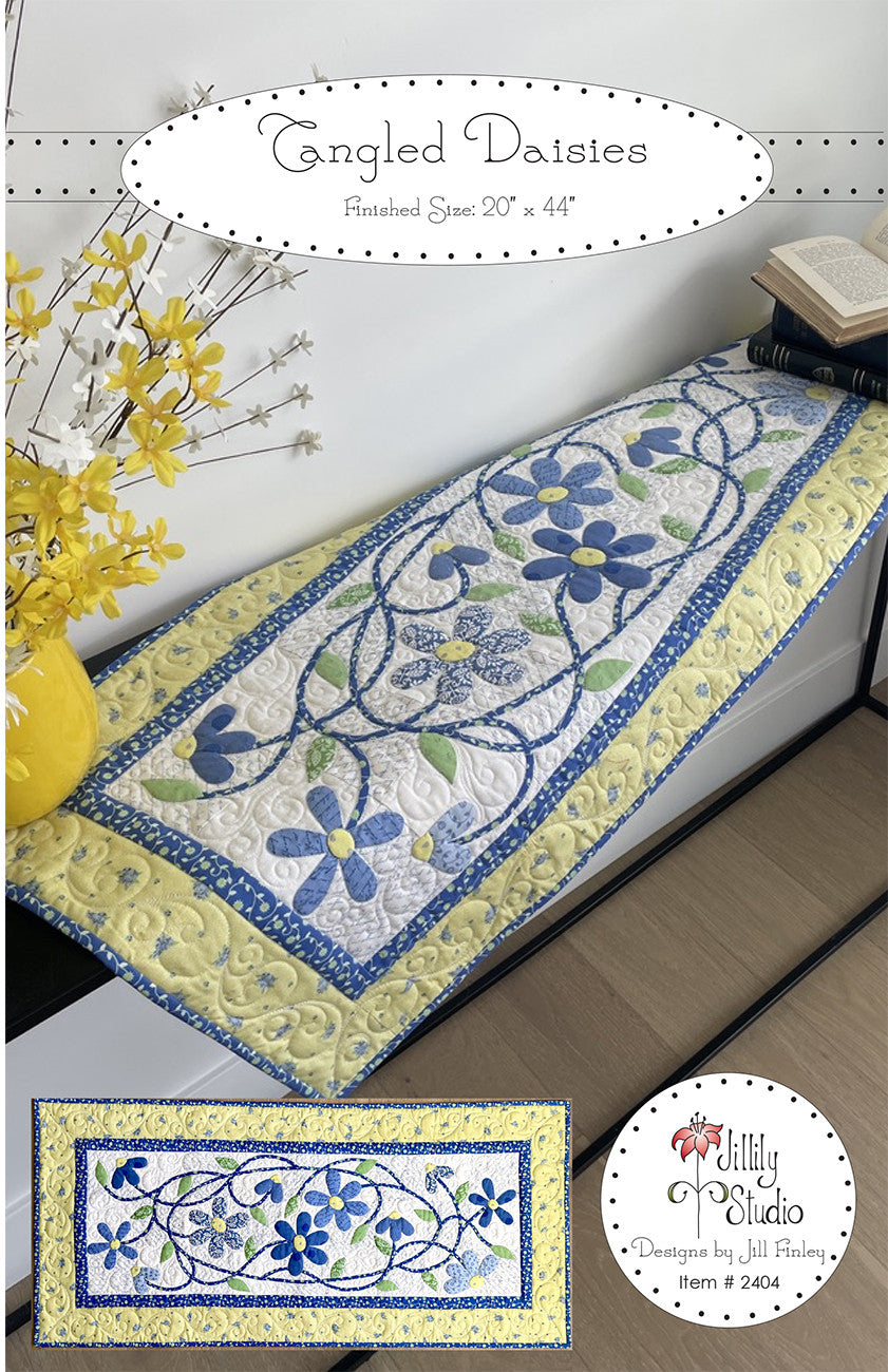 Tangled Daisies Table Runner Pattern