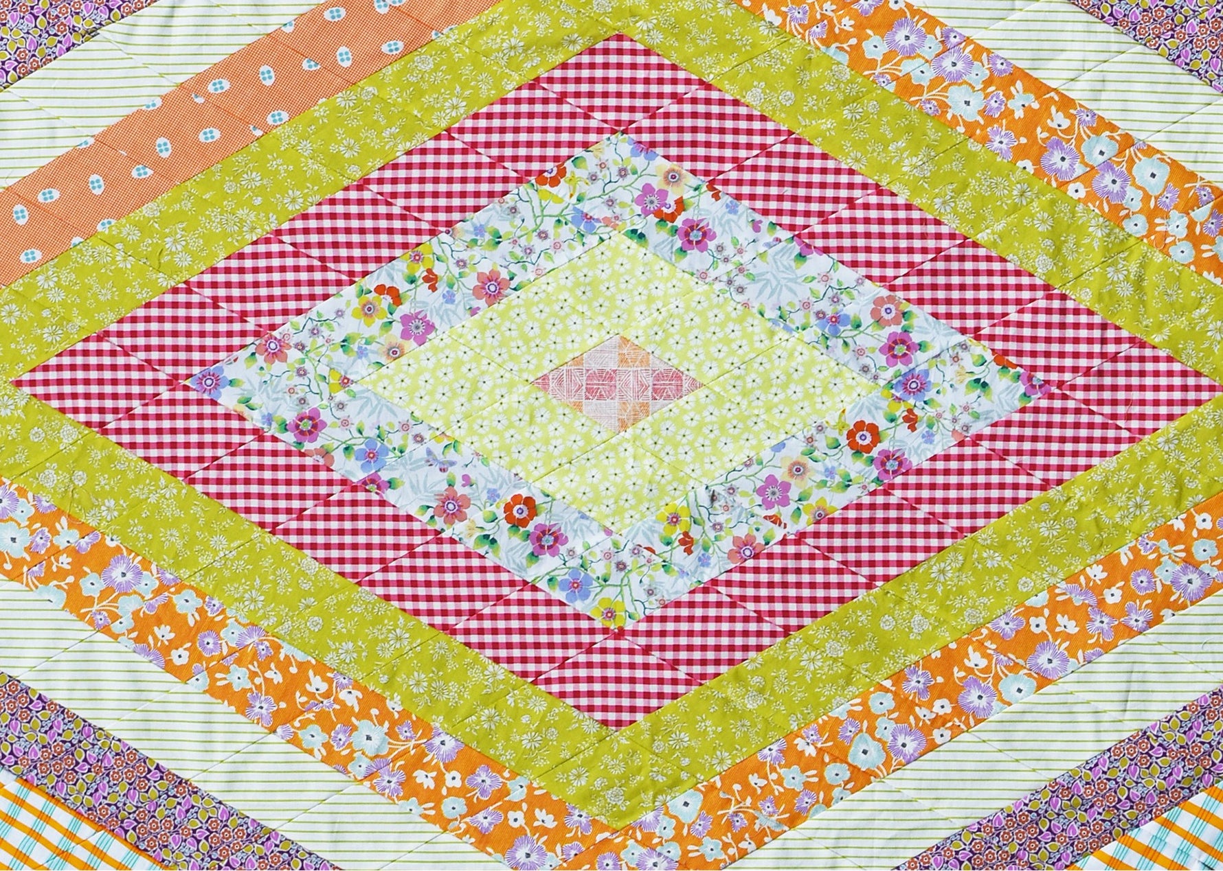 Postcard Project #17 - 60 Degree Diamond