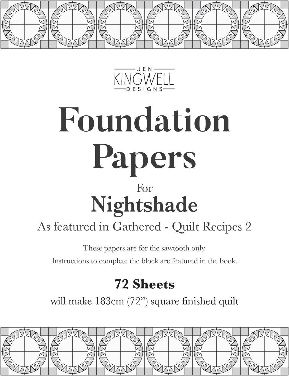 Nightshade Foundation Paper Pad