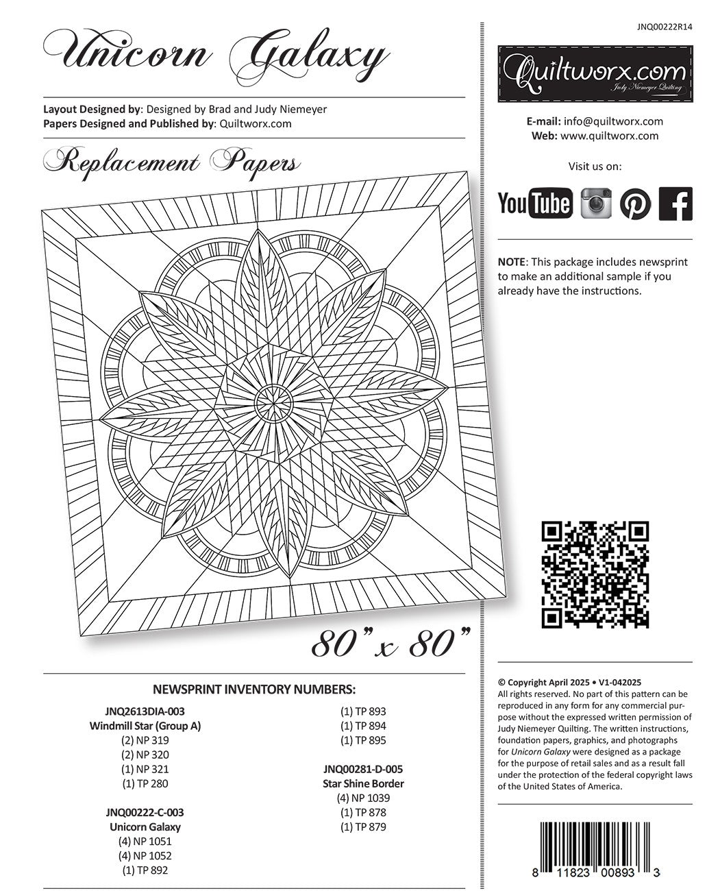 Unicorn Galaxy Replacement Papers