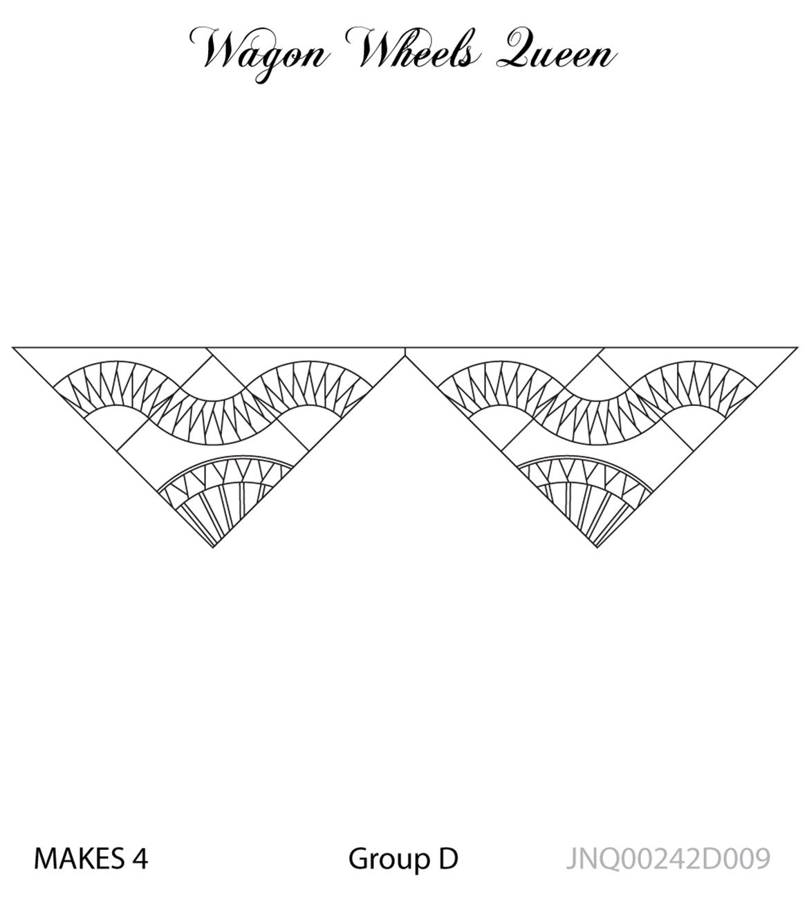 Wagon Wheels Queen Border