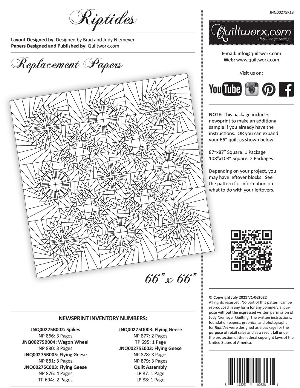 Riptides Replacement Papers