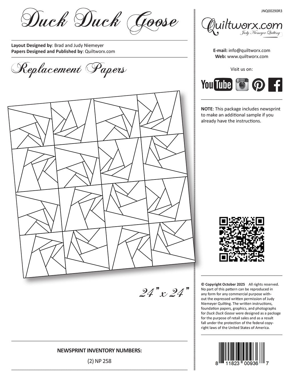 Duck Duck Goose Replacement Papers