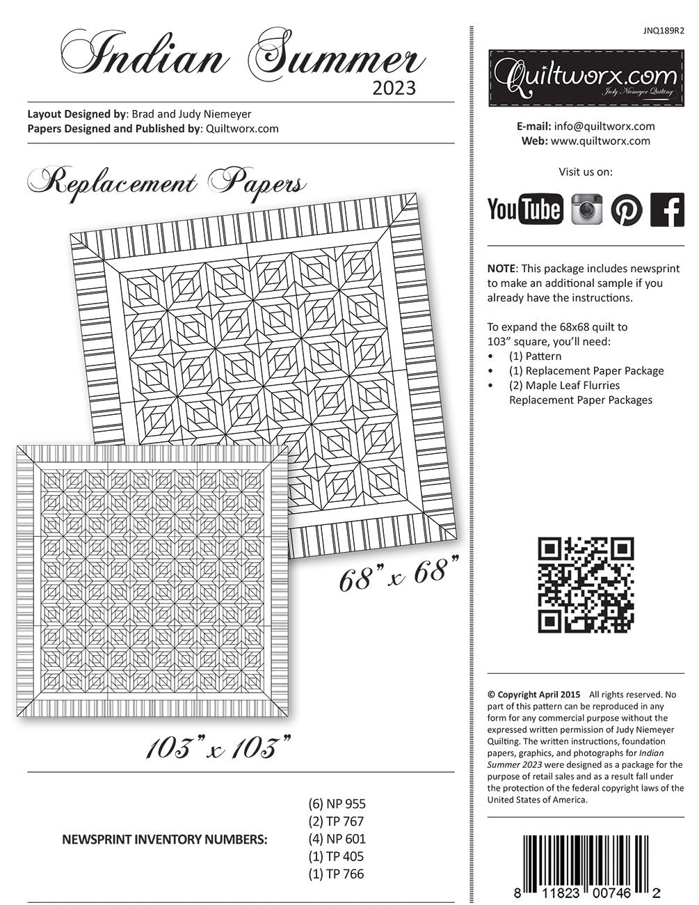 Indian Summer 2023 Replacement Papers