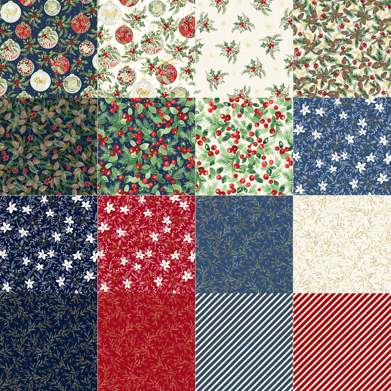 5in Squares Joyful, 42pcs/bundle