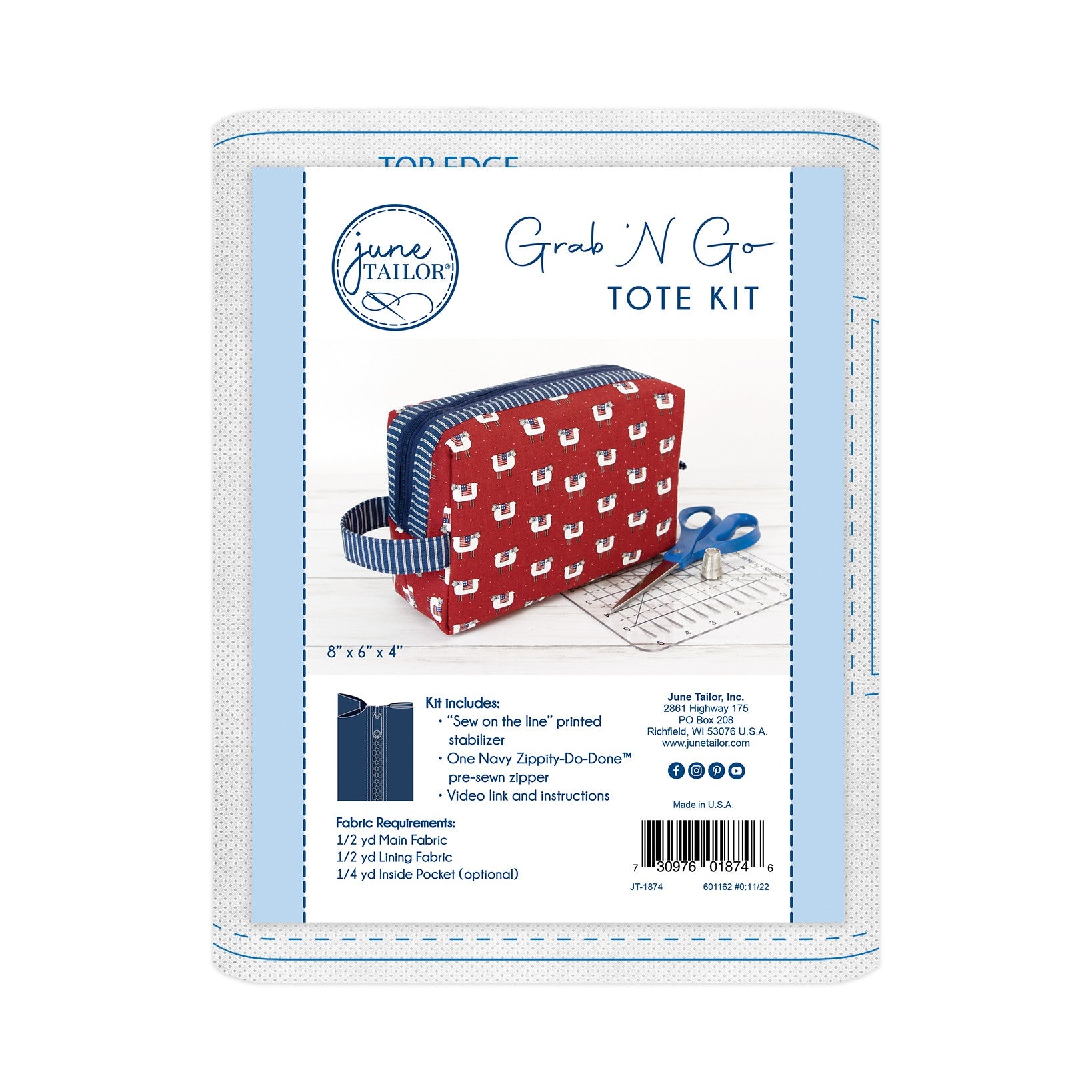 Grab 'n Go Tote Zippity-Do-Done Navy