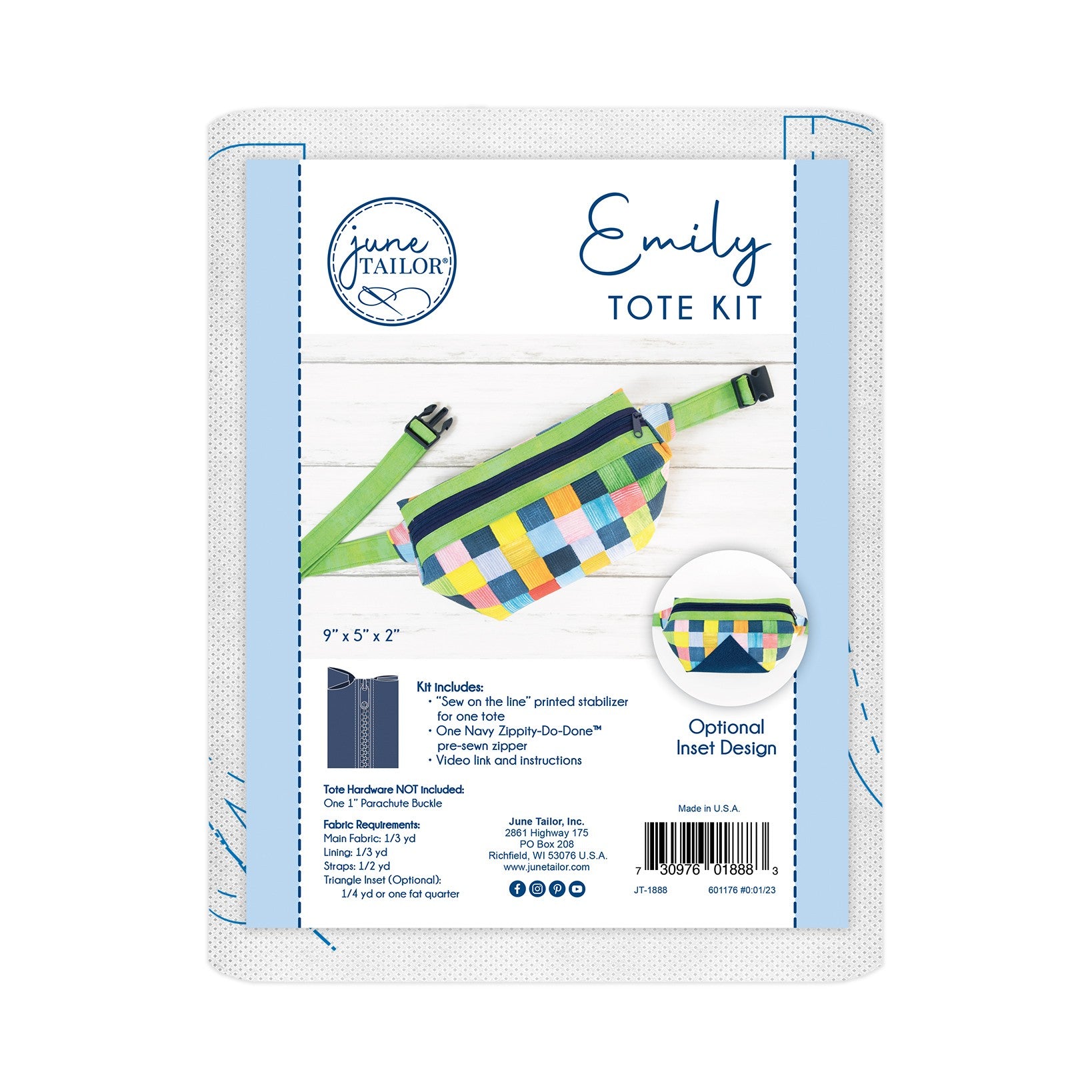Emily Tote Zippity-Do-Done Navy