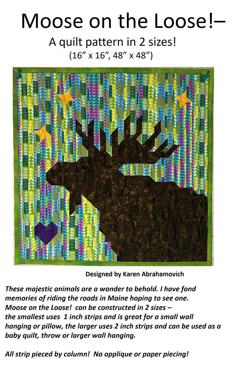 Moose on the Loose Quilt Pattern