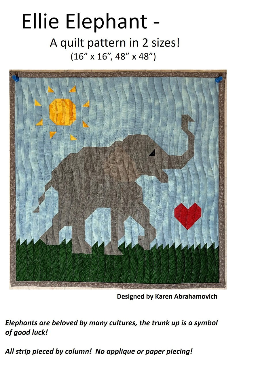 Ellie Elephant Quilt Pattern