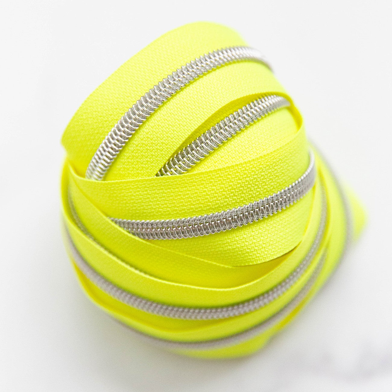 Zippers By the Yard Electric Lemon 3yds