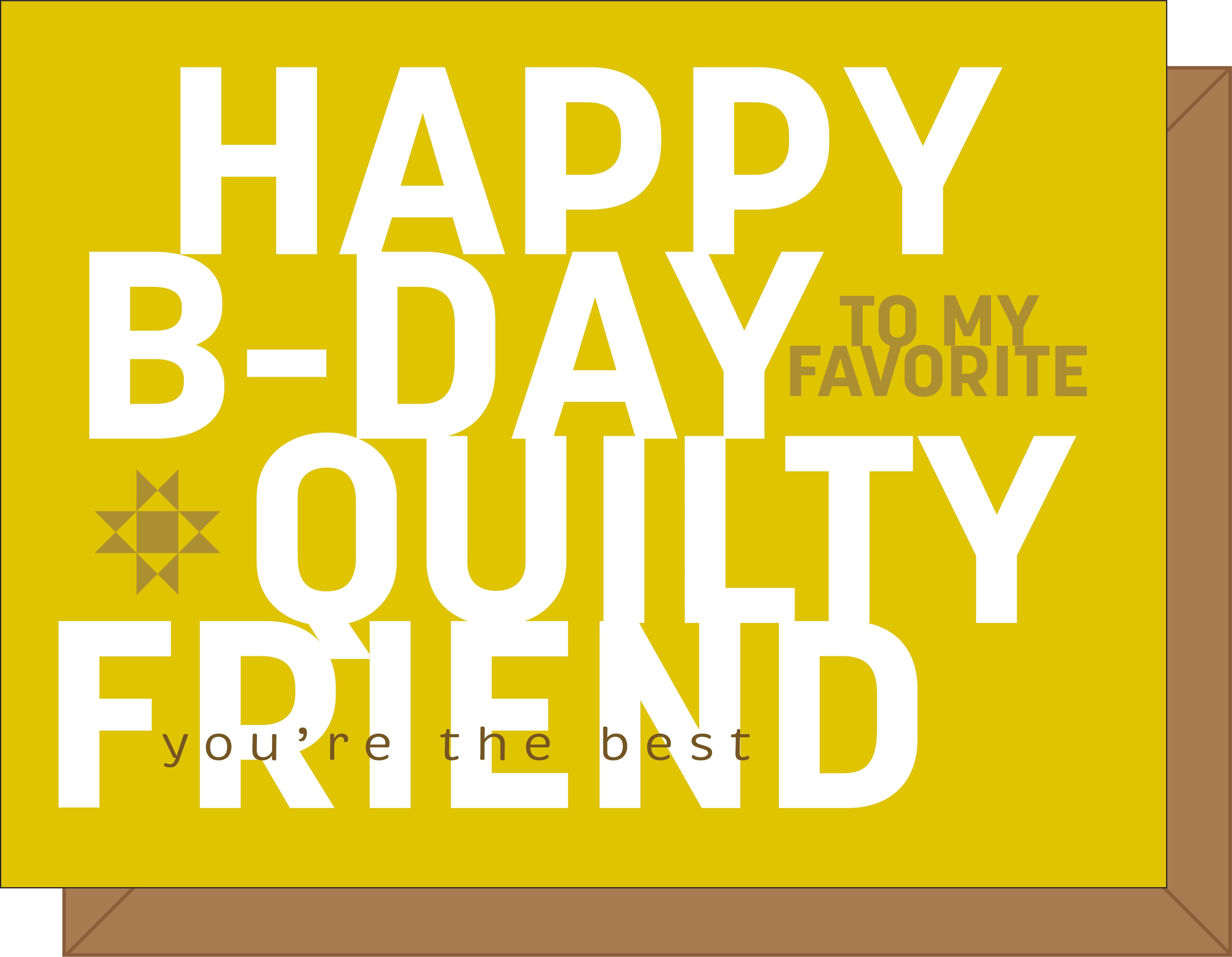 Happy B-Day Gift Card