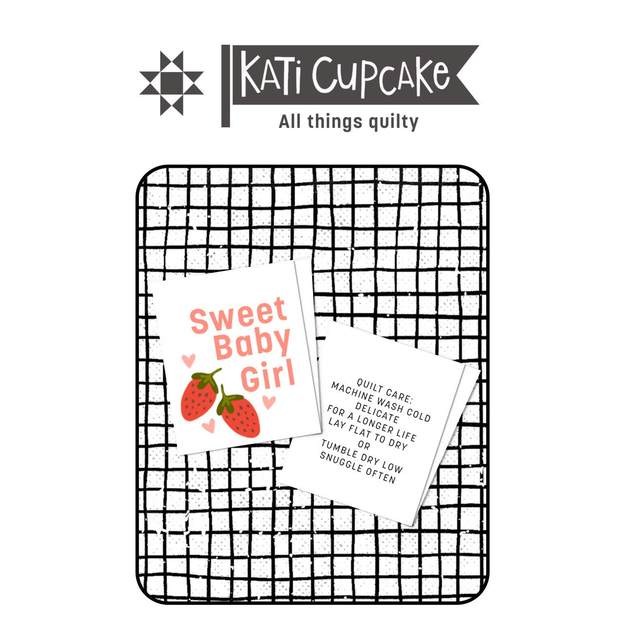 Sweet Baby Girl - Designer Woven Labels