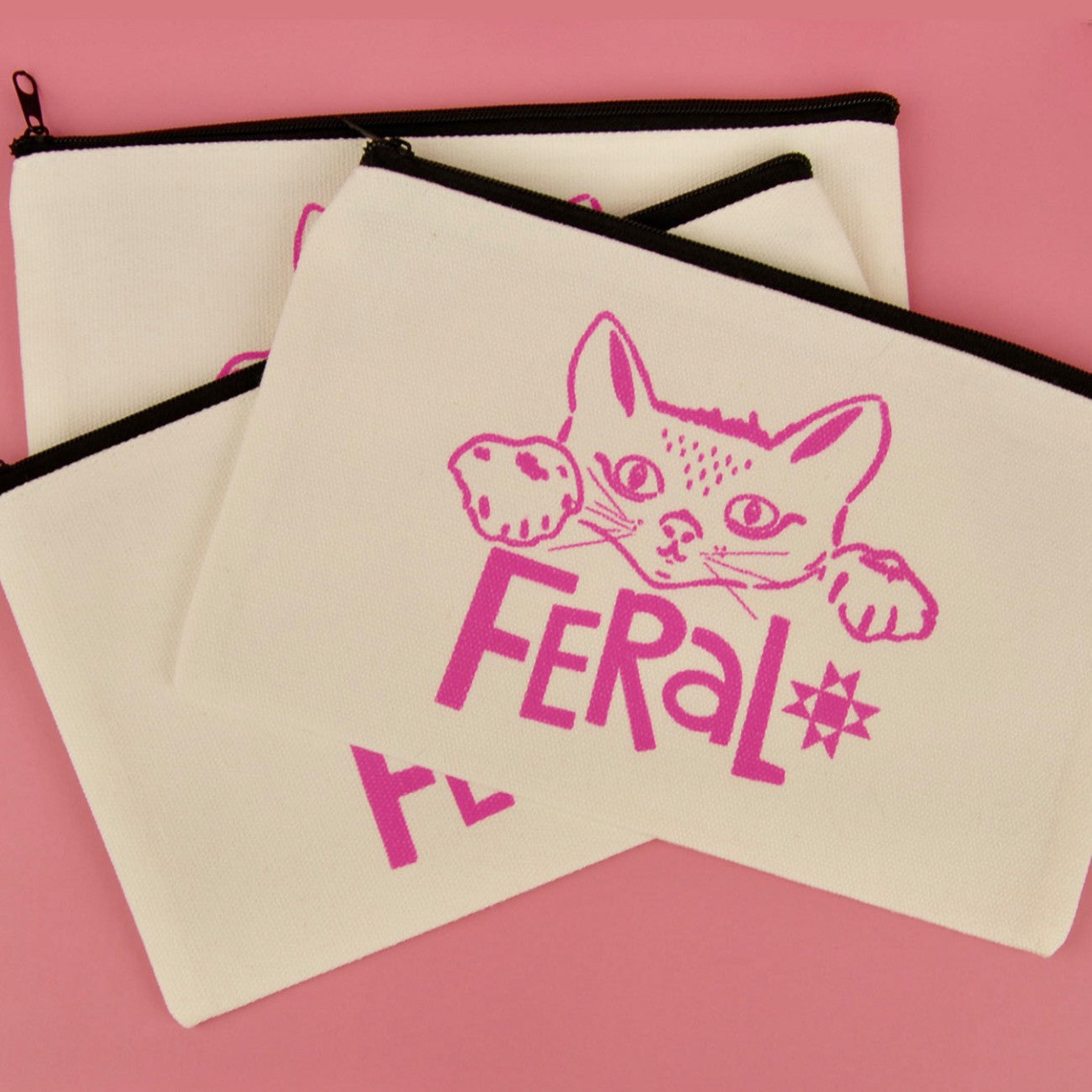 Feral Zipper Pouch