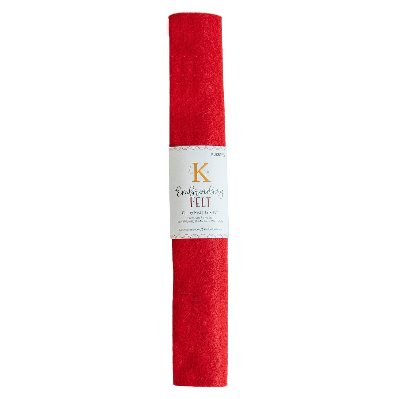 Embroidery Felt - Cherry Red