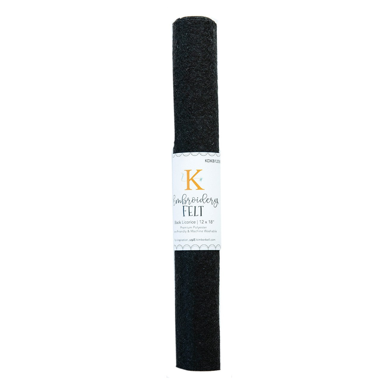 Embroidery Felt - Black Licorice