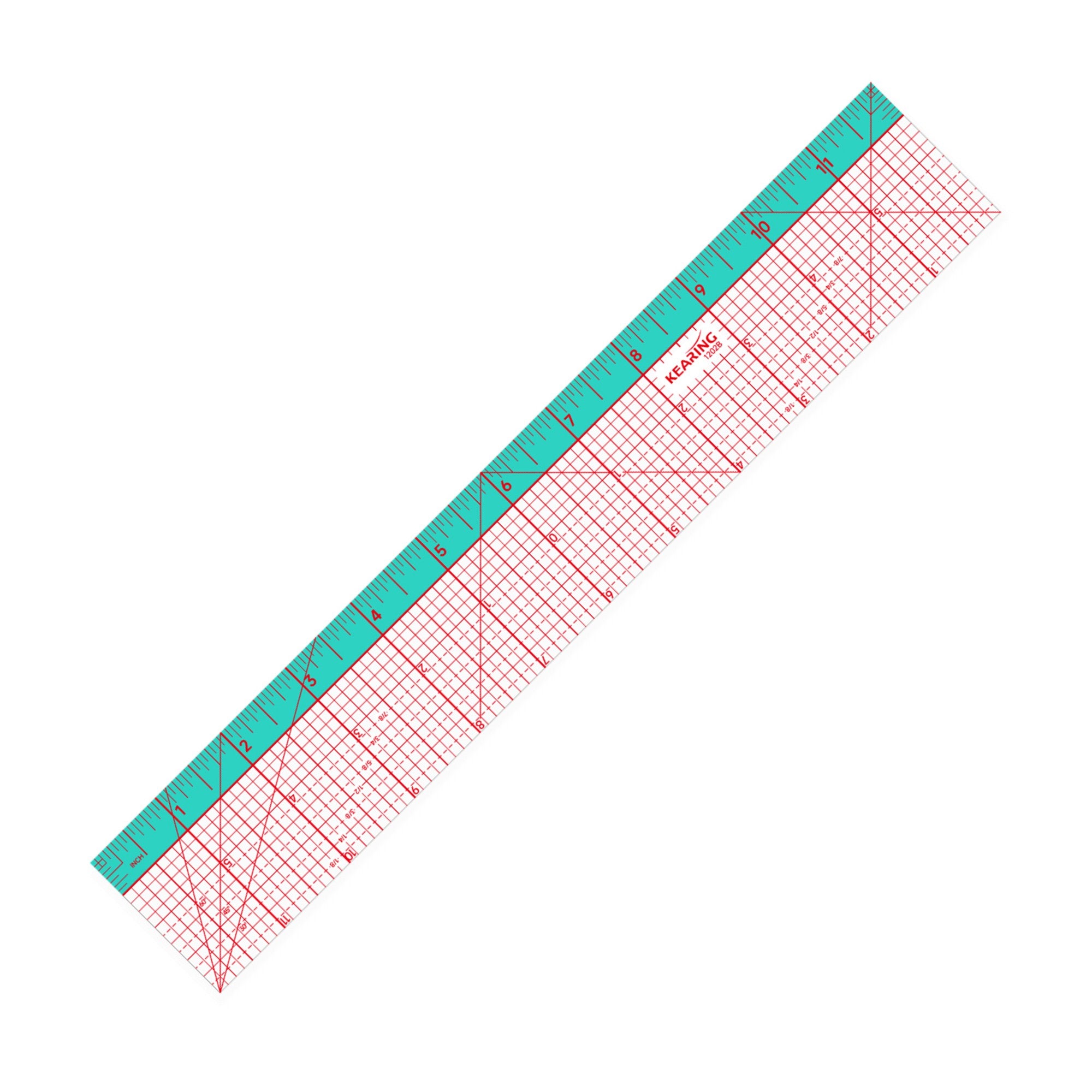 Dual-Color Pattern Grading Rulers 2in x 12in